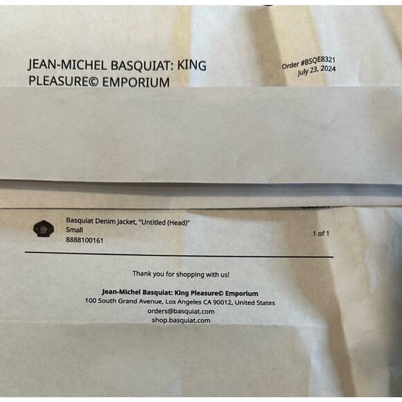 Rare Basquiat Skull Jacket | Men’s S/M | Women's M/L Artwear Collectible - Picture 11 of 14